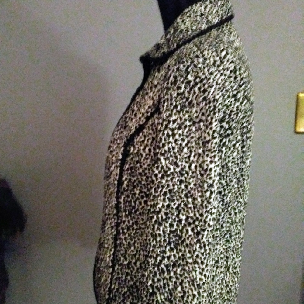 R.Q.T. petites tailored black & white jacket - Picture 2 of 6